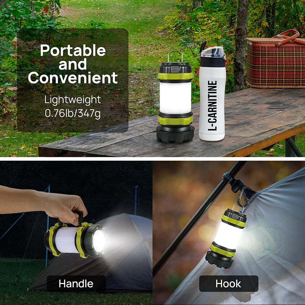 Smart Lantern™ Multifunctional Rechargeable Lantern with Powerbank and Emergency Light for Outdoor Activities