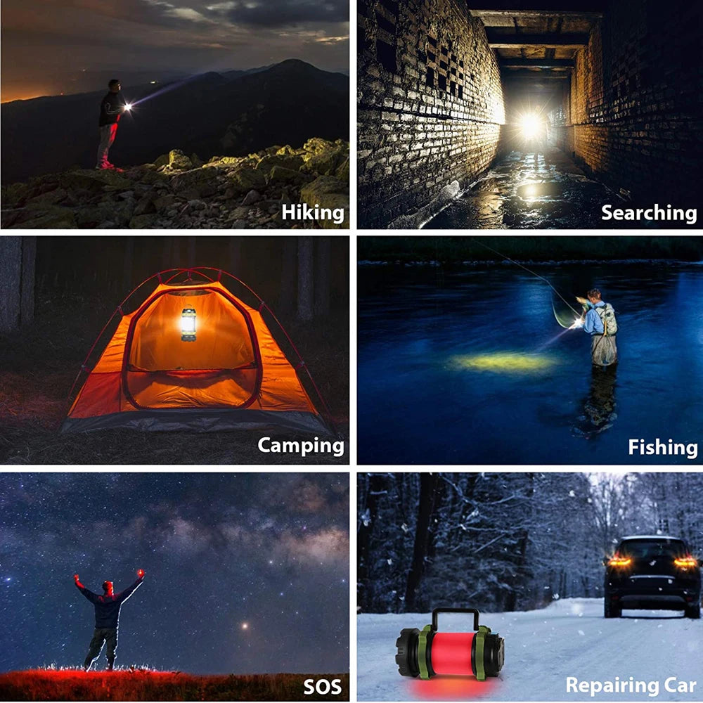 Smart Lantern™ Multifunctional Rechargeable Lantern with Powerbank and Emergency Light for Outdoor Activities